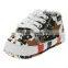Toddler shoes, baby shoes, children's shoes, red five star graffiti soft bottom factory direct selling new dn033