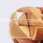 2015 Hot Sale Wooden IQ Intelligent PuzzleKongming Lock Brain Teaser 3D Football