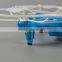 Blue toys 2.4G rc quadcopter propeller drone with lights