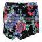 Rose floral women short shorts