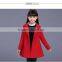 Latest winter hot red coat girls clothing
