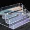 4 tiers acrylic nail polish displays rack, acrylic cosmetic display stand