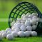 2-piece practice Golf Balls supplies with red stripe