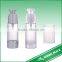 SGS certified 30ml 50ml 80ml airless glass cosmetic bottle