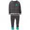 Online Shopping Baby Boys Polar Fleece Striped Cute Animal Foot Romper