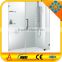 shower doors with 304 stainless steel rod and handle/hinge outward opening/frameless shower screens