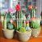 Wholesale decorative artificial cactus bonsai with competitive price