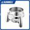 Sunnex High Quality Mirror FInish Stainless Steel Cover Keep Cold 5.0 ltr Buffet Juice Dispenser