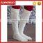 A-11 over the knee high tassel knit chunky boot socks women chunky knit leg warmers knitted thigh high boot socks