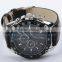 Fashion men sport watches with big leather strap