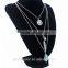 Layered Necklace Collier Femme Collares Boho Chic Multi Strand Necklace Plumes Boho Chic Colar de moedas Collane Lunghe
