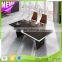 2016 Latest Design High End Modern 4 Person Conference Room Use Conference Table Office Meeting Table With Aluminum Edge-banding