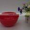 Colorful cheap plastic salad bowl in set