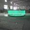 3d hotel interior design curved counter design/ reception desk