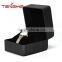 Soft PU jewlery bracelet box black watch box