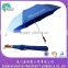 29 inch super big 2-fold golf umbrella with solid long wooden handle