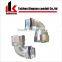 90-degree right angle elbow union zinc alloy joint fitting connector