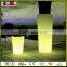 energy saving LED round flowerpot / lighting round flowervas /lighted round flowervase