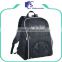 Black polyester custom outdoor sport backpack