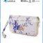 Purse Wallet Design Zipper Case for iPhone 6S with Shoulder Chain Strap