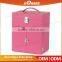 Sunrise Pink Hot Sale Professional Pvc Empty Makeup Case