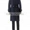 2014 new style 100% cashmere classic dark grey men coat winter