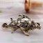 Fashion beautiful vintage antique gold plated Lizard shape animal brooch