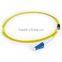 1 Meters LC Simplex Fiber Optic Pigtail 9/125 yellow color 0.9mm 2.0mm 3.0mm