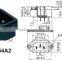 AC power plug socket America standard,Best quality 5.5*2.1mm DC MALE jack power connector