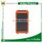 New 4000mAh Solar Charger Waterproof Solar Phone External Battery Dual USB Power Bank for Iphone