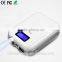 High Capacity Portable travel power bank 8800mAh and 10400mAh with a LED screen indicator