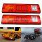 2016 High Quality One Pair 19LED Durable Turn Signal Tail Universal LED Square Truck Tail Light Lamp