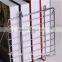 Hanging metal book display rack