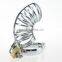 Padlock Hand-polished Sex Toys For Men Stainless Steel Lockable Penis Cage