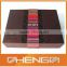 High Quality Made in China Custom Leather tea box for gift(ZDL-W318)