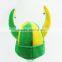 2015 New Fashion Happy Party Carnival Cap Funny X'Mas Hats With Two Ox Horn