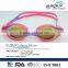 Inferno - Teenager Swimming Mirrored Lens Anti-fog Silicone Strap Swimming Goggles