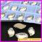 S shaped glass sew on rhinestone beaded appliques wholesale