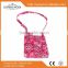 New design cotton bright quilted trendy travel ladies Casual cross body bag