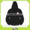 custom-made high quality men cotton black hoodie