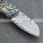 AK-1213 Vintage Design carving handle with damascus steel folding hunt knives pocket knifes