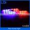 4x3 12 LED Car motorcycle flash Light Strobe Warning Police DC 12V Amber Yellow Red Blue Truck Firemen Flashing Grille Lights