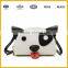 Customize lovely dog shaped PU leather shoulder sling bag for kids