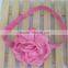 4" Baby Hair Flower with Baby Headband for Kids Headband Hair Accessories Satin Baby Flower for Headwrap