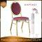 Round Back Brown Aluminum Banquet Chair