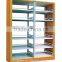 Wholesale Metal Powder Coating office modern bookshelfs display book shelves