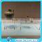 Solid acrylic riser clear display bench for the porcelain display acrylic china display stand