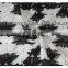 Fashionable chemical embroidery lace african flower lace fabric embroidered