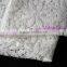 2016 Hot sale heavy flower polyester cotton embroidered lace fabric for girls clothing