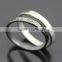 titanium steel lovers i love you classics black white couple rings